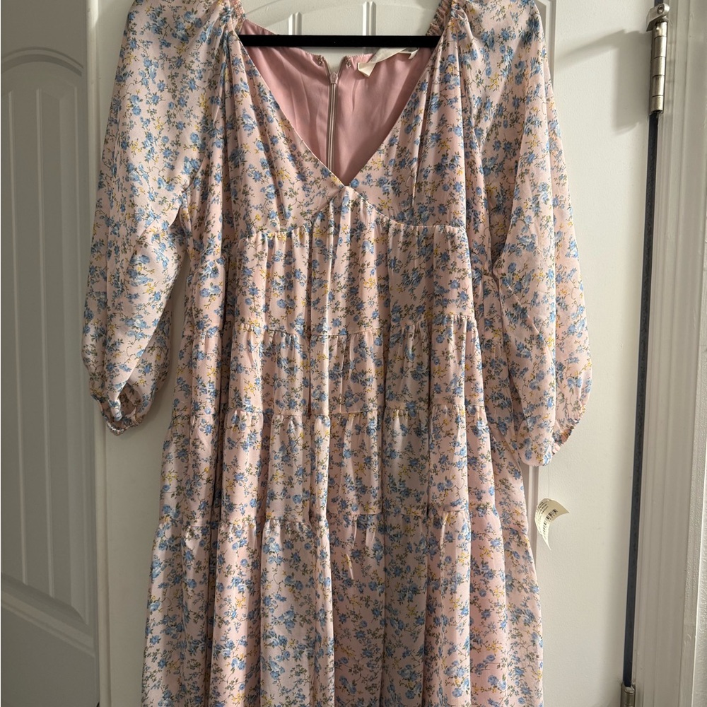 NWT The Impeccable Pig Babydoll Floral Dress